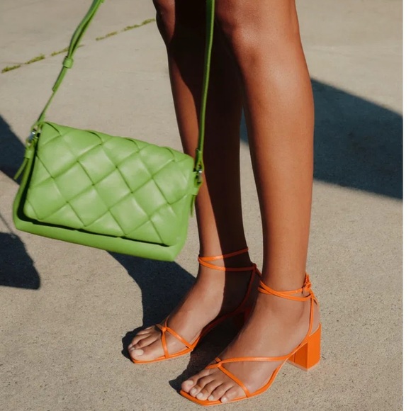 Green & other stories bag Braided Leather Crossbody Bag - Picture 12 of 12